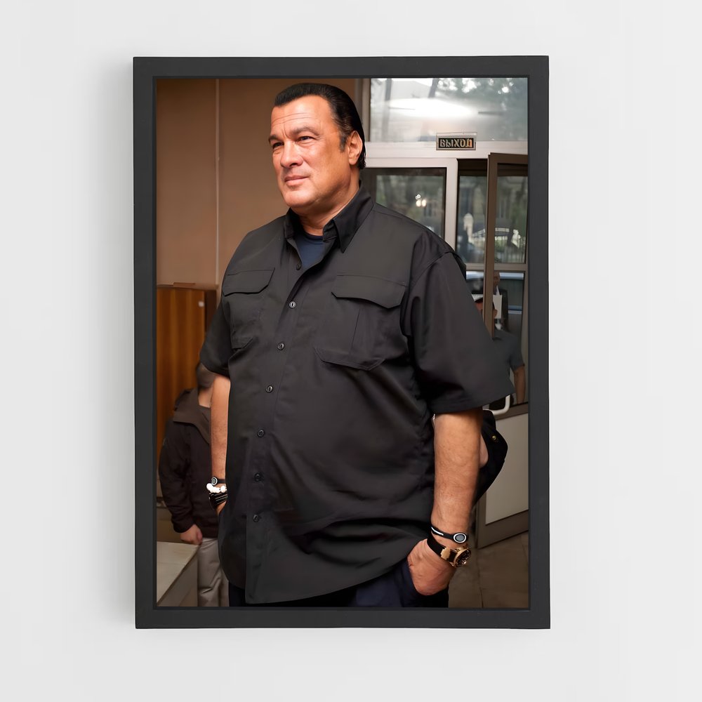 Poster Steven de seagal – affiche Aikido (vue 2)